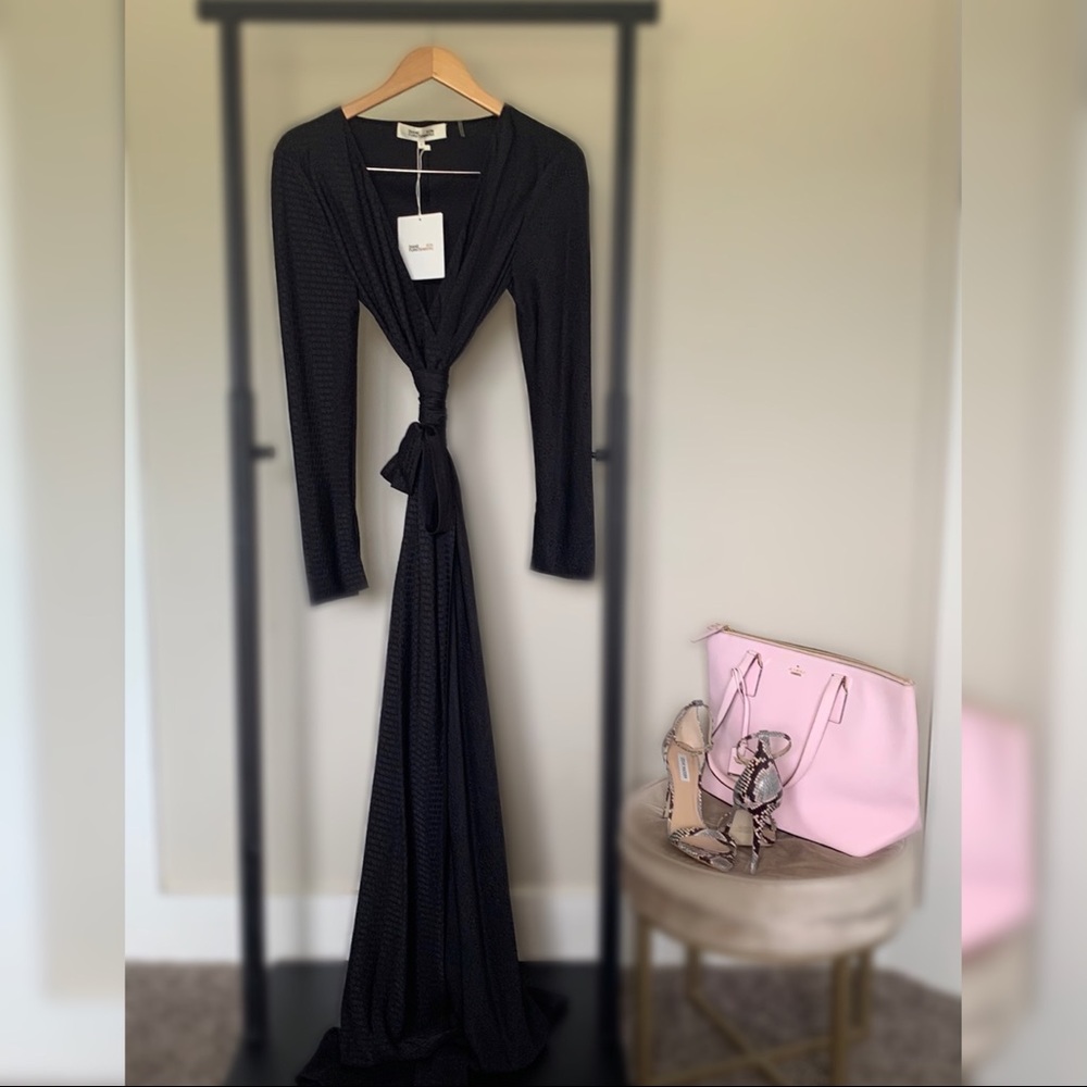 Diane Von Furstenberg Maxi Wrap Dress